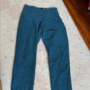 Beyond Yoga Blue Heather Leggings